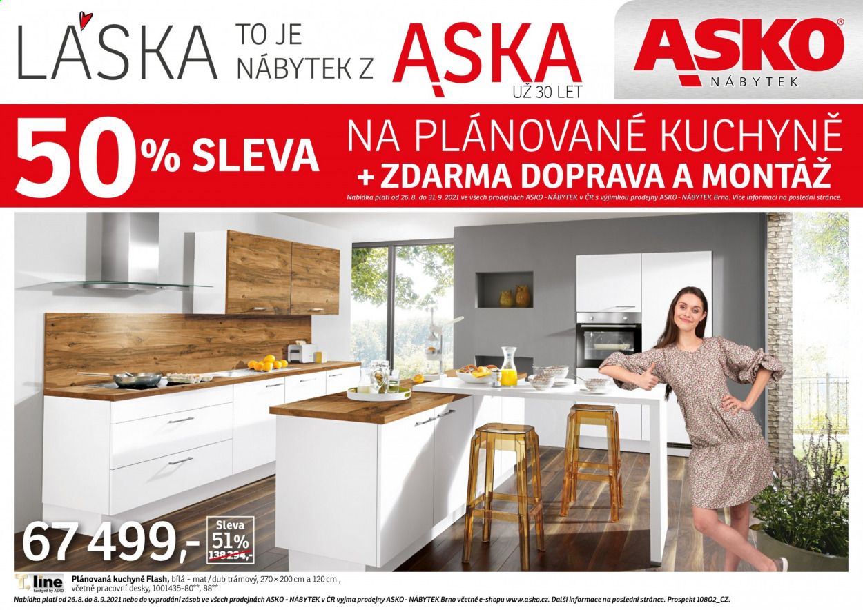 Leták ASKO - 26.8.2021 - 8.9.2021. Strana 1