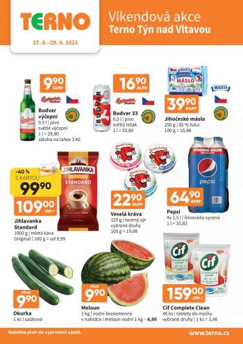 Leták coop TERNO - 27.8.2021 - 29.8.2021.