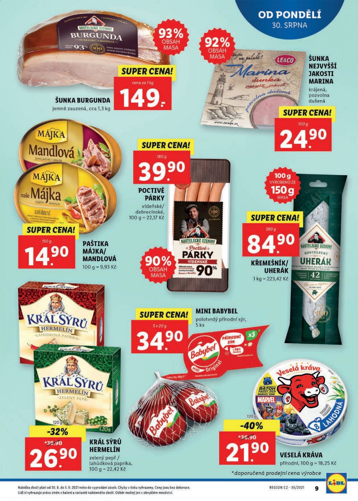 Leták Lidl - 30.8.2021 - 5.9.2021. Strana 9