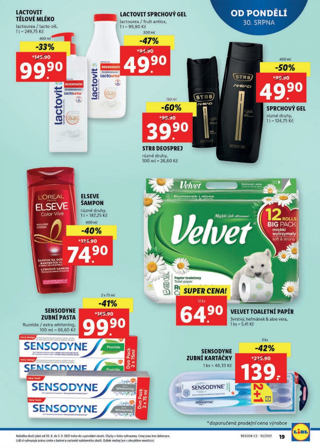 Leták Lidl - 30.8.2021 - 5.9.2021. Strana 19