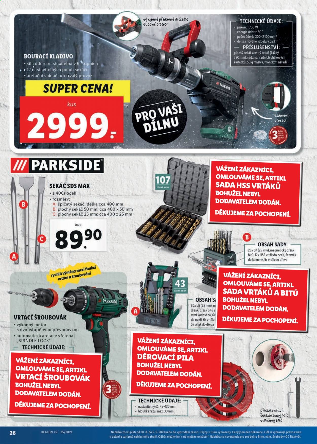 Leták Lidl - 30.8.2021 - 5.9.2021. Strana 26
