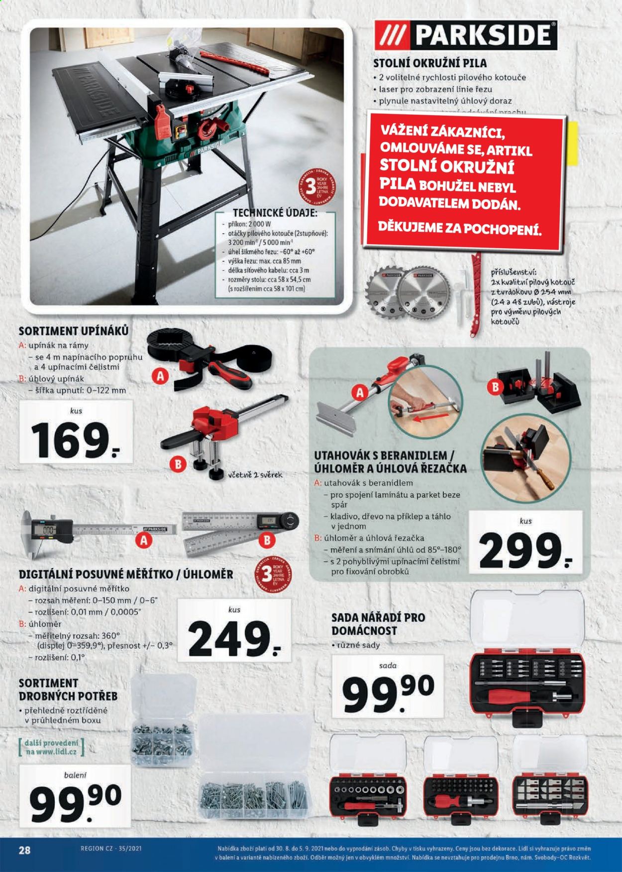 Leták Lidl - 30.8.2021 - 5.9.2021. Strana 28
