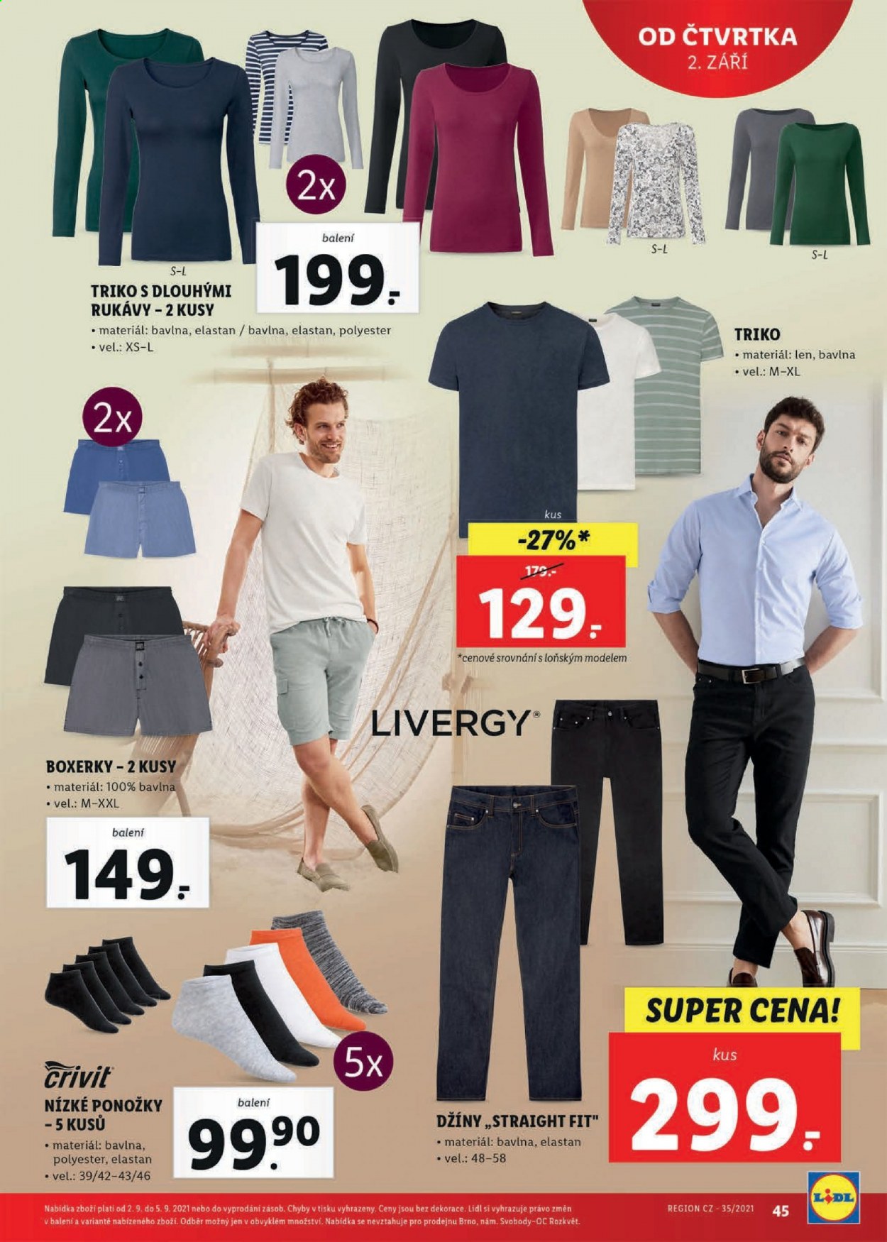 Leták Lidl - 30.8.2021 - 5.9.2021. Strana 45