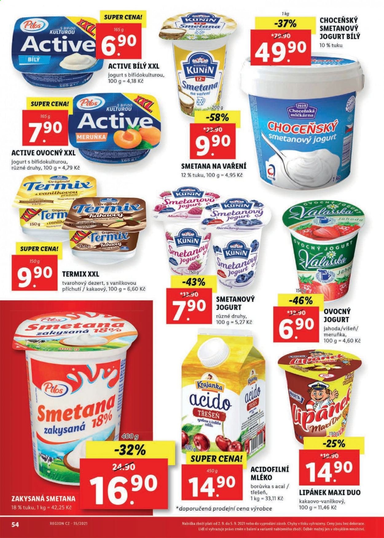 Leták Lidl - 30.8.2021 - 5.9.2021. Strana 54