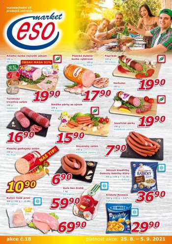 Leták ESO MARKET - 25.8.2021 - 5.9.2021.
