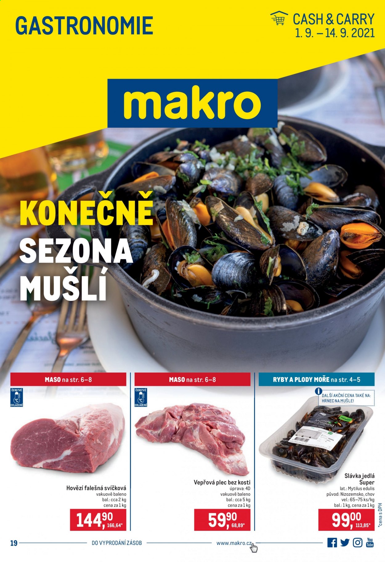 Leták MAKRO - 1.9.2021 - 14.9.2021. Strana 1