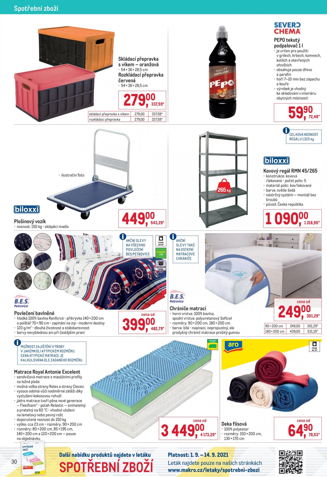 Leták MAKRO - 1.9.2021 - 14.9.2021. Strana 30