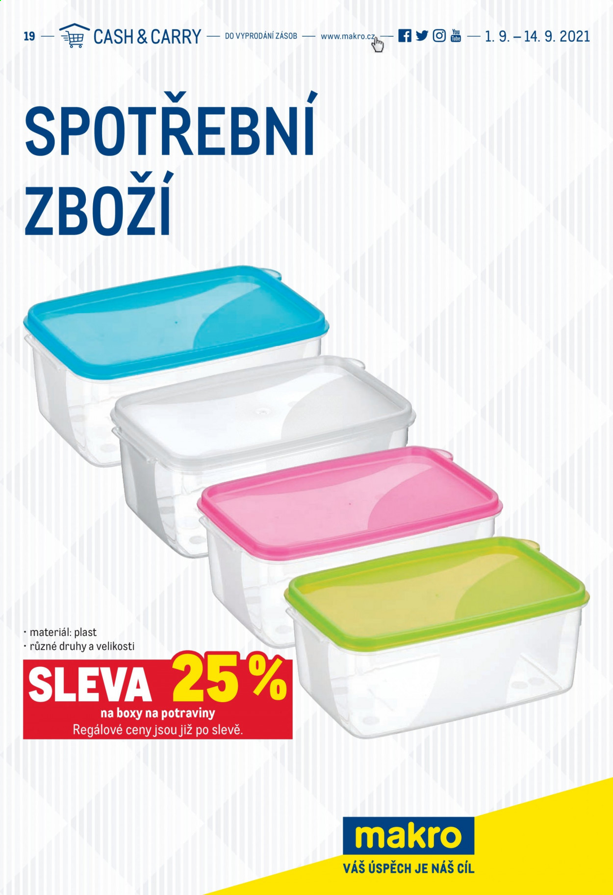 Leták MAKRO - 1.9.2021 - 14.9.2021. Strana 1