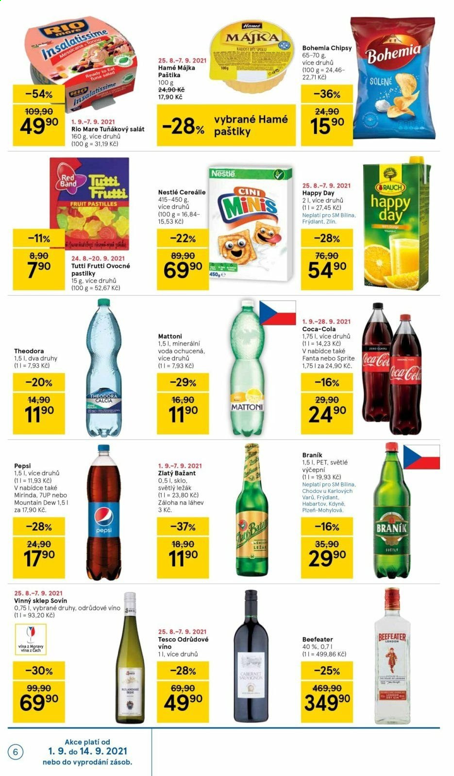 Leták TESCO supermarket - 1.9.2021 - 7.9.2021. Strana 6