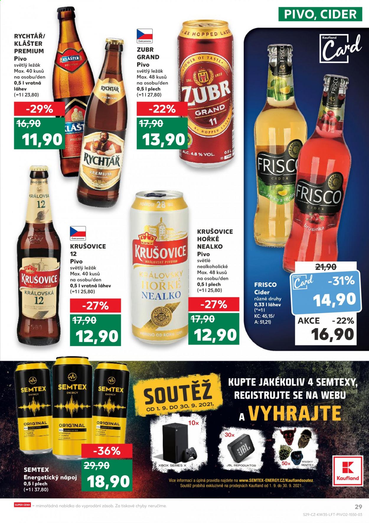 Leták Kaufland - 1.9.2021 - 7.9.2021. Strana 29