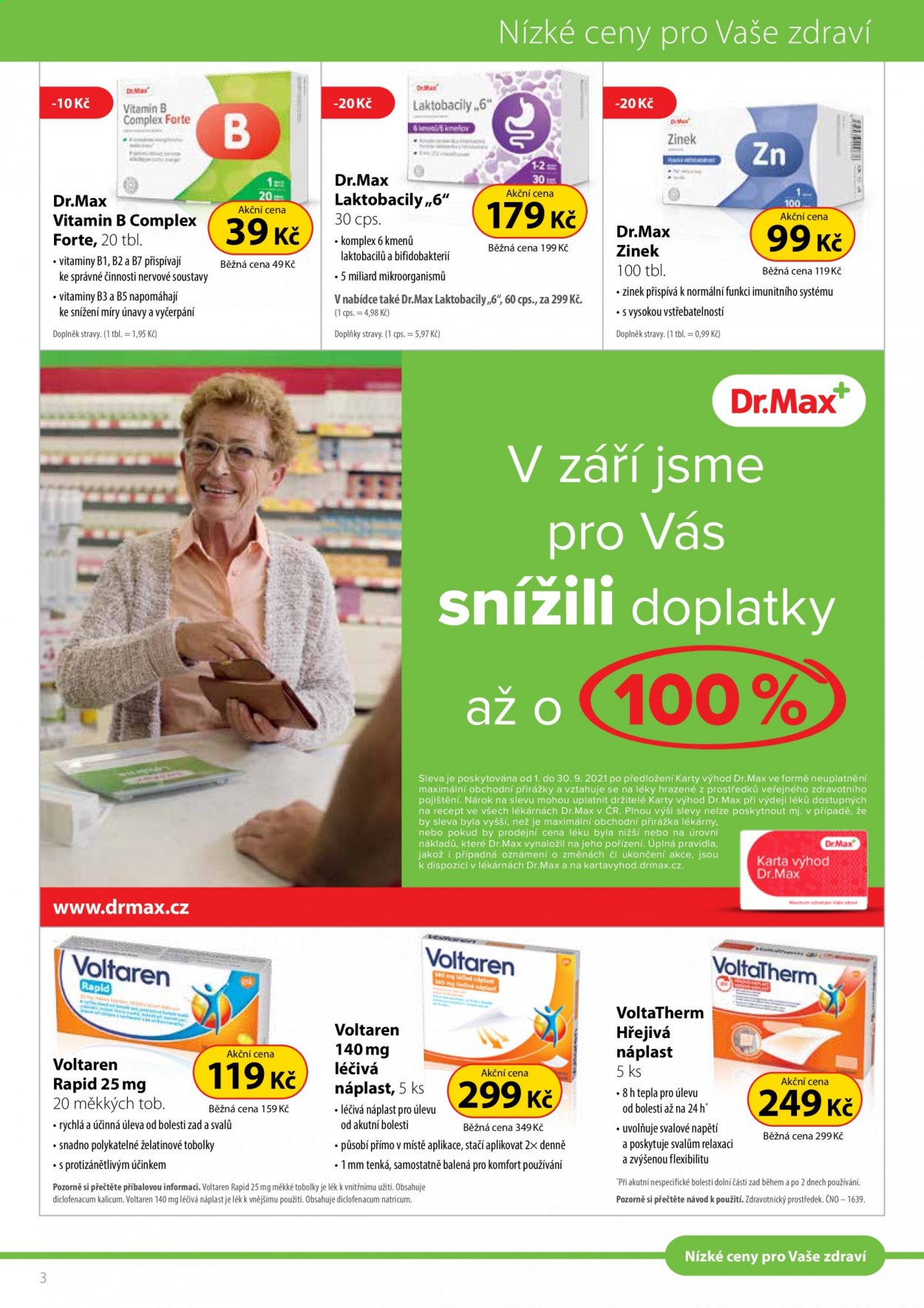 Leták Dr. Max - 1.9.2021 - 30.9.2021. Strana 3