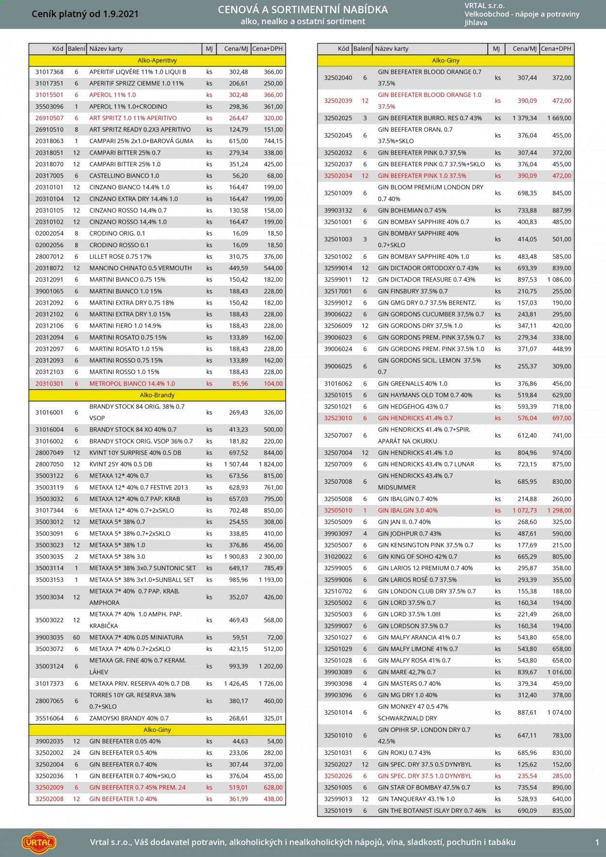 Leták Vrtal - 1.9.2021 - 30.9.2021. Strana 2