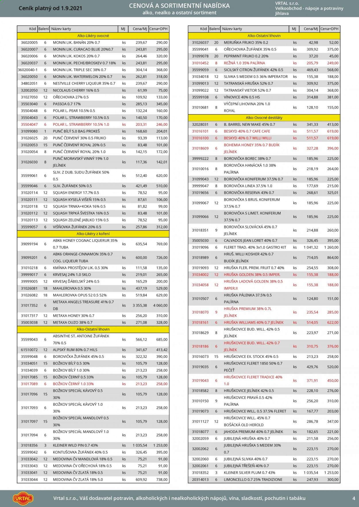 Leták Vrtal - 1.9.2021 - 30.9.2021. Strana 5