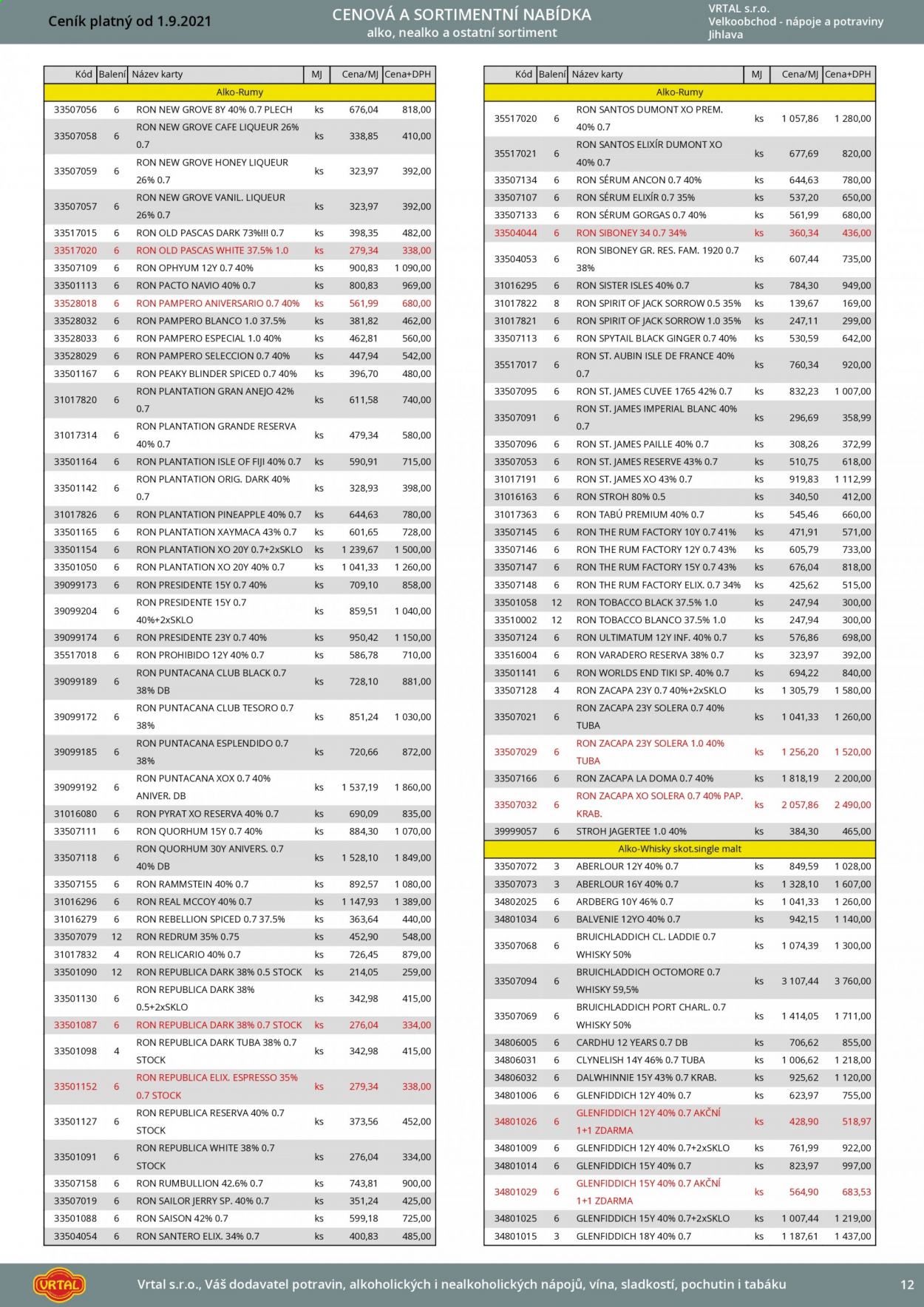 Leták Vrtal - 1.9.2021 - 30.9.2021. Strana 13