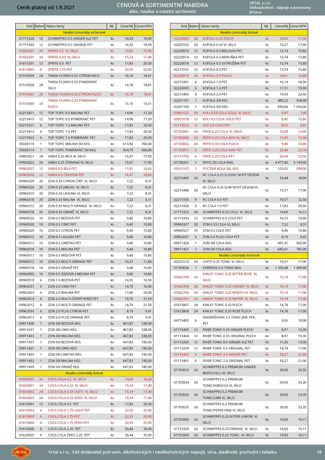 Leták Vrtal - 1.9.2021 - 30.9.2021. Strana 19