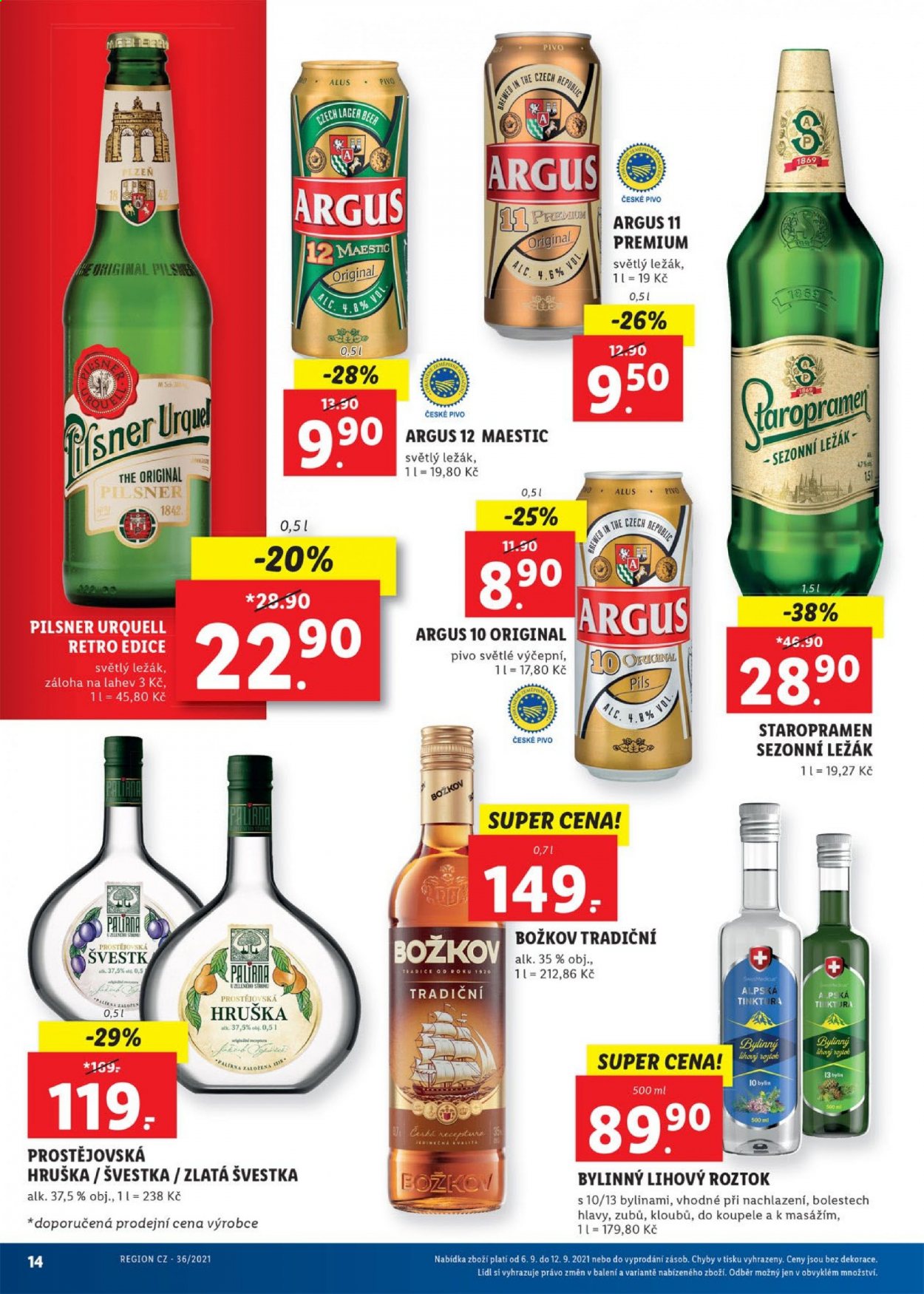 Leták Lidl - 6.9.2021 - 12.9.2021. Strana 14