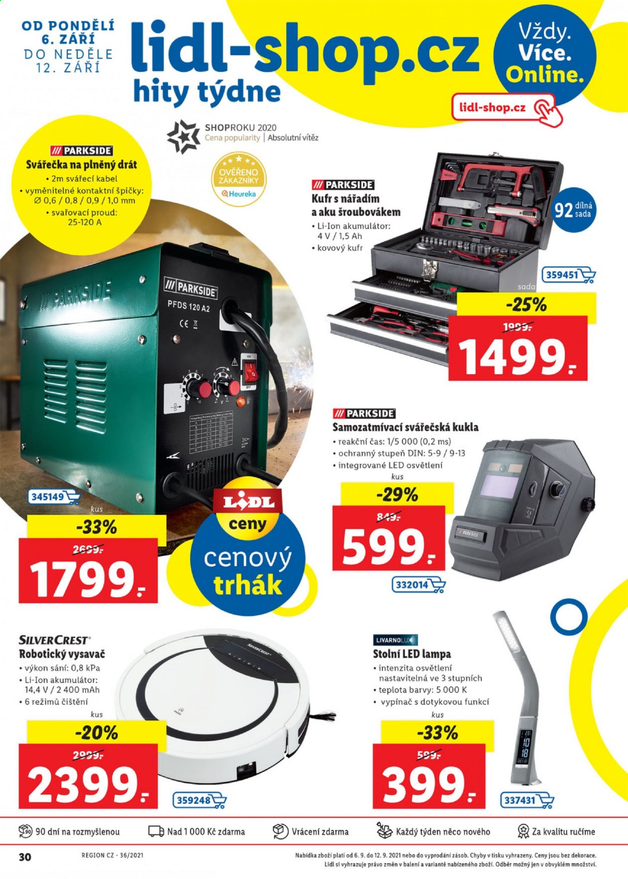 Leták Lidl - 6.9.2021 - 12.9.2021. Strana 30