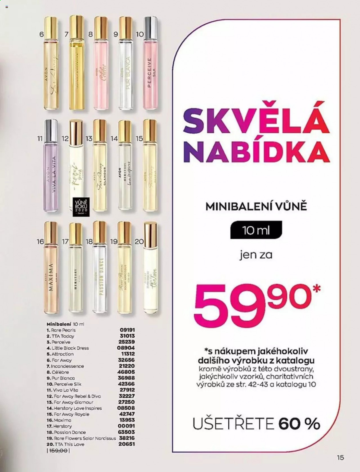 Leták AVON - 1.9.2021 - 30.9.2021. Strana 15