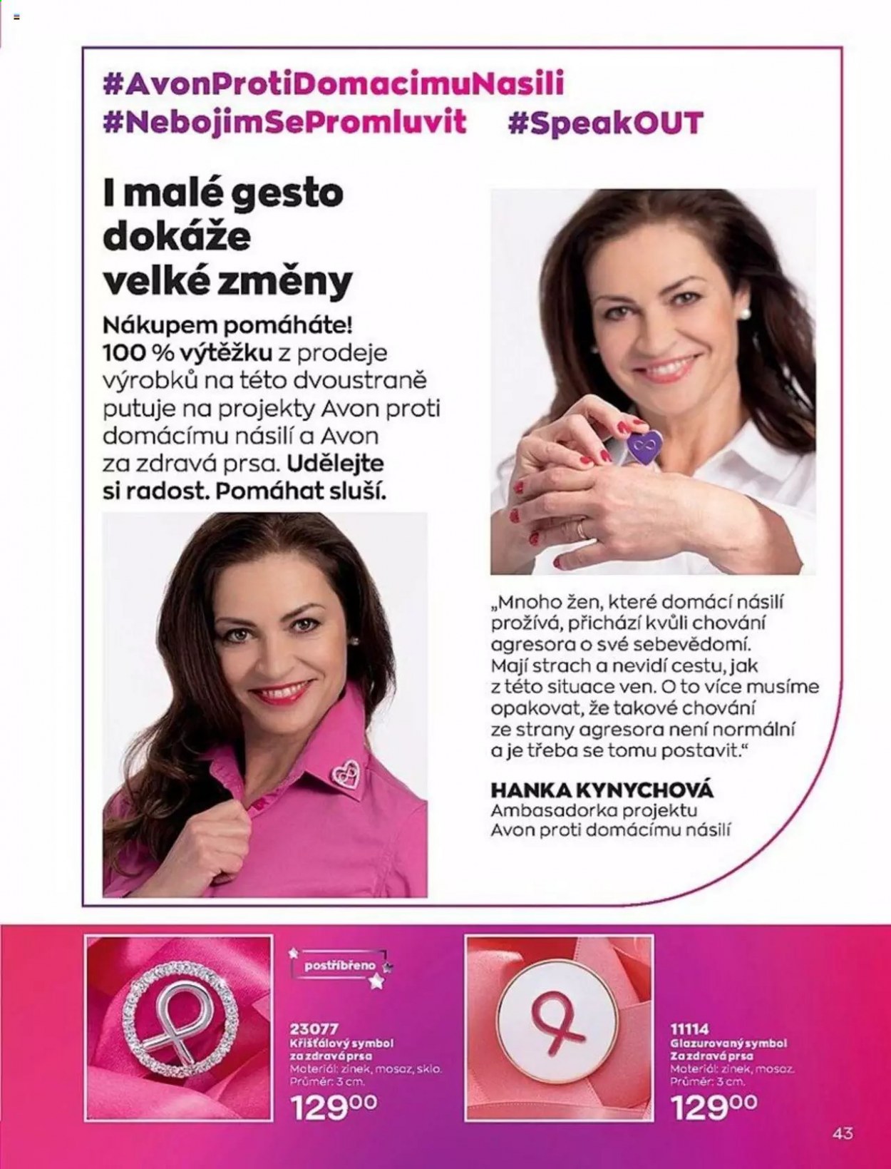 Leták AVON - 1.9.2021 - 30.9.2021. Strana 43