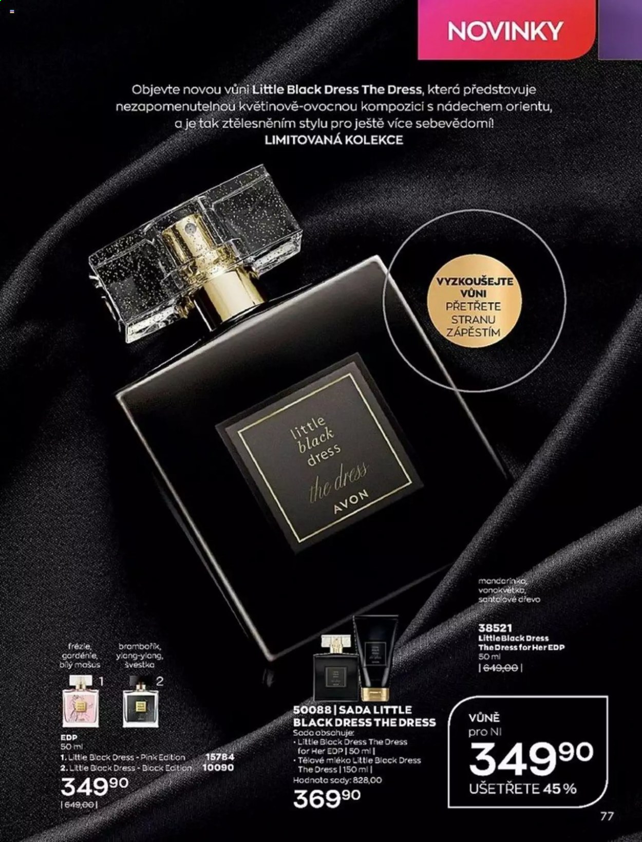 Leták AVON - 1.9.2021 - 30.9.2021. Strana 77