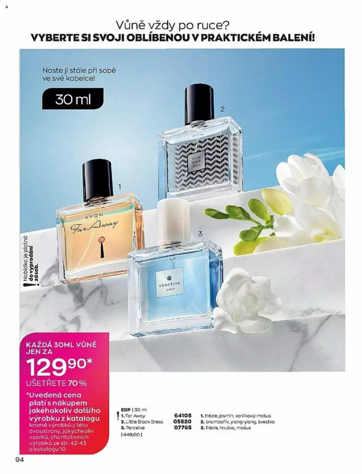 Leták AVON - 1.9.2021 - 30.9.2021. Strana 94