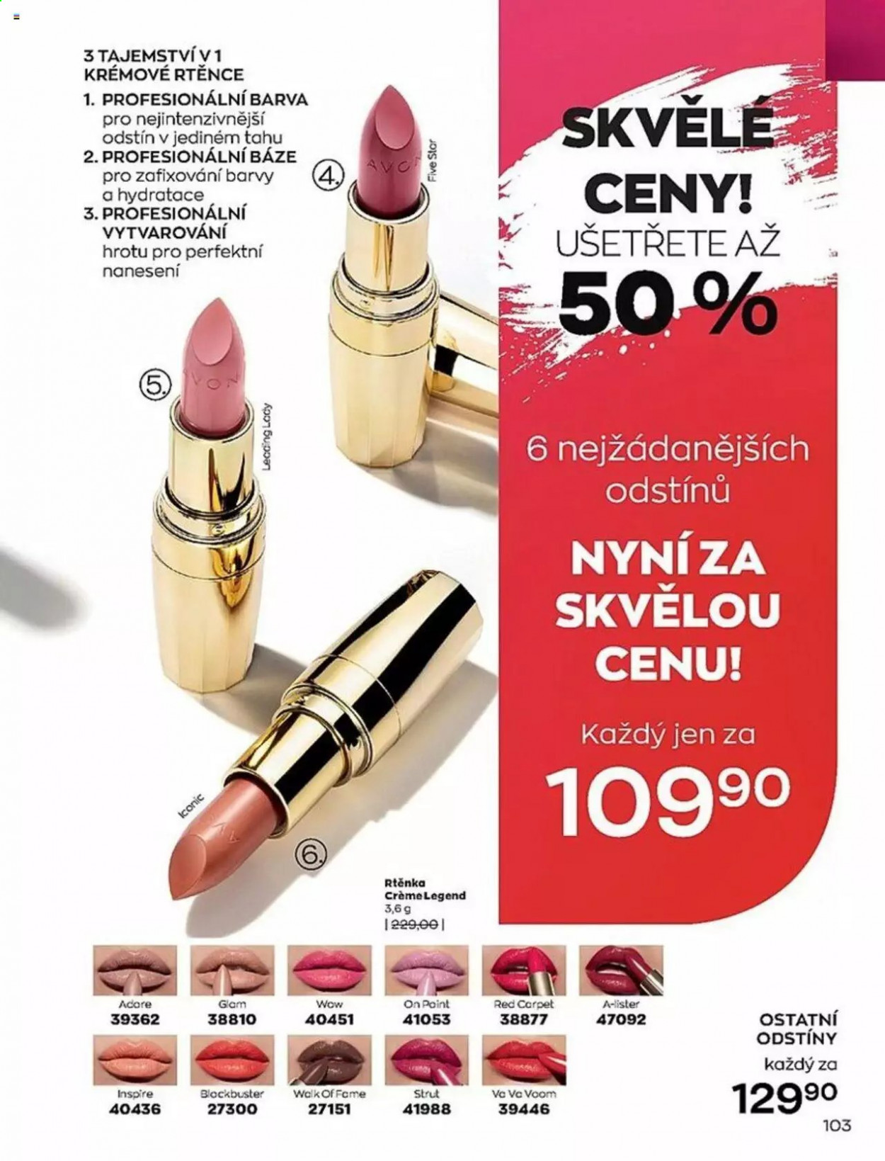 Leták AVON - 1.9.2021 - 30.9.2021. Strana 103
