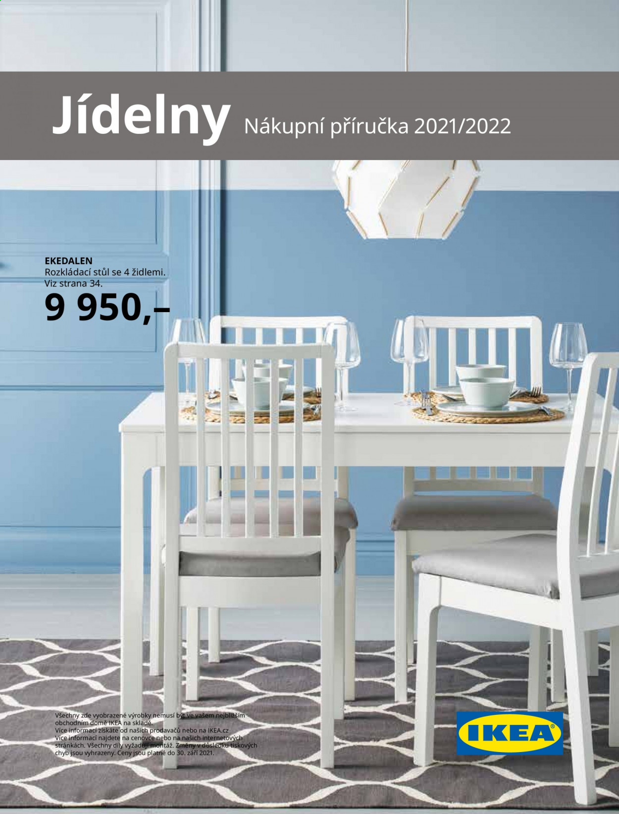 Leták IKEA - 3.9.2021 - 30.9.2021 - Produkty v akci - stůl. Strana 1.