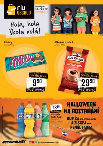 Leták Můj obchod - 3.9.2021 - 16.9.2021.