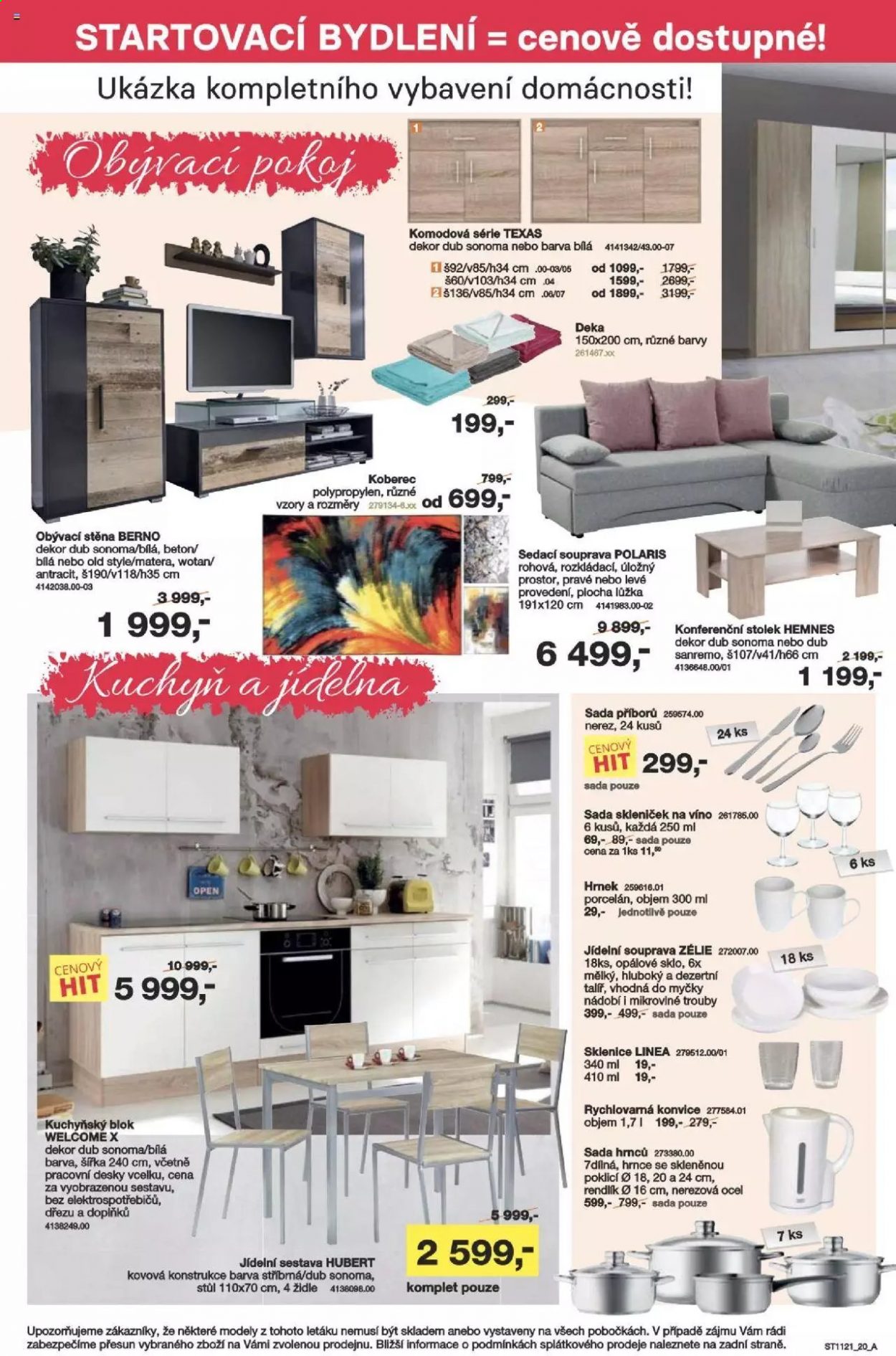 Leták SCONTO NÁBYTEK - 3.9.2021 - 23.9.2021. Strana 20