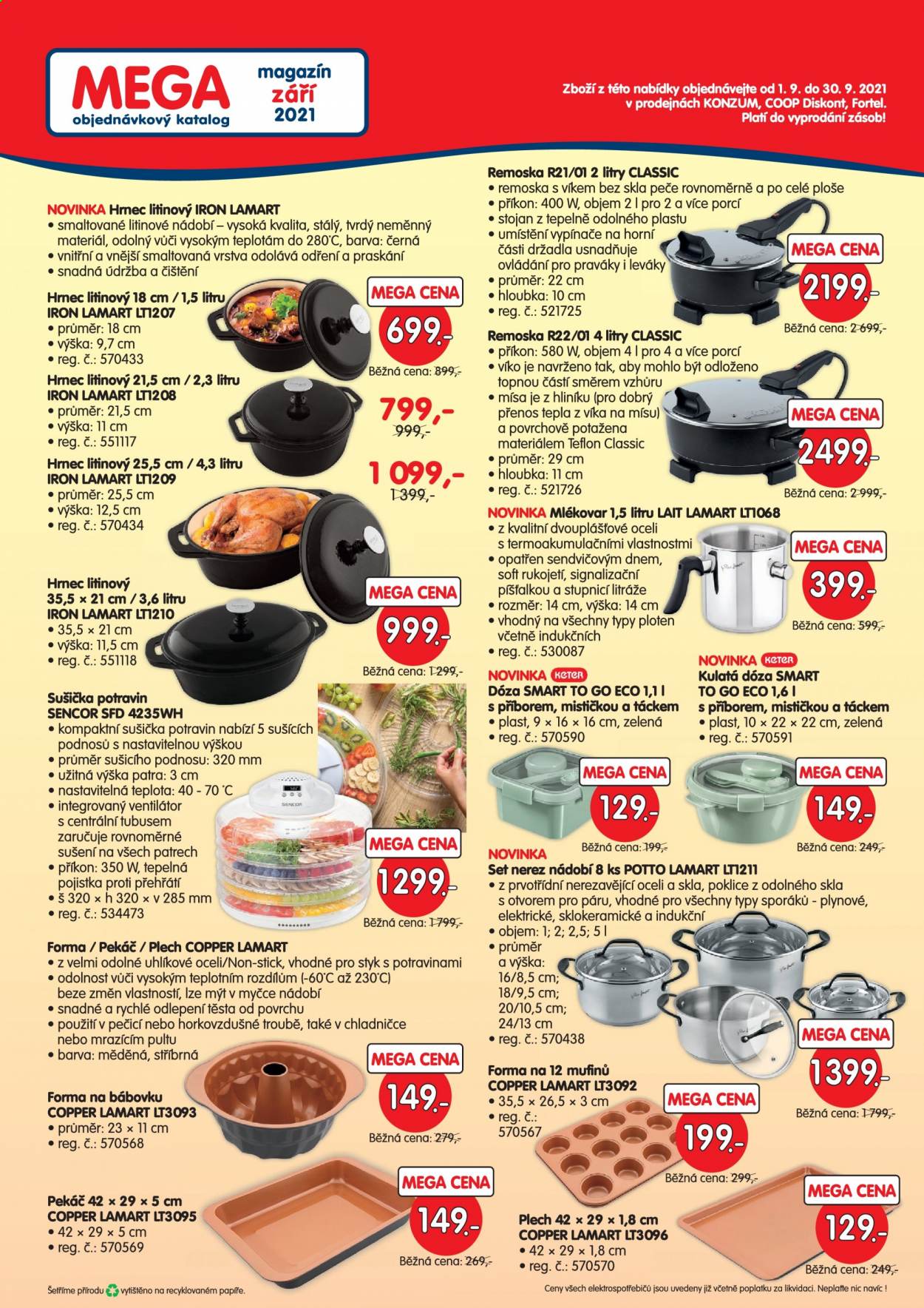 Leták Konzum - 1.9.2021 - 30.9.2021. Strana 4