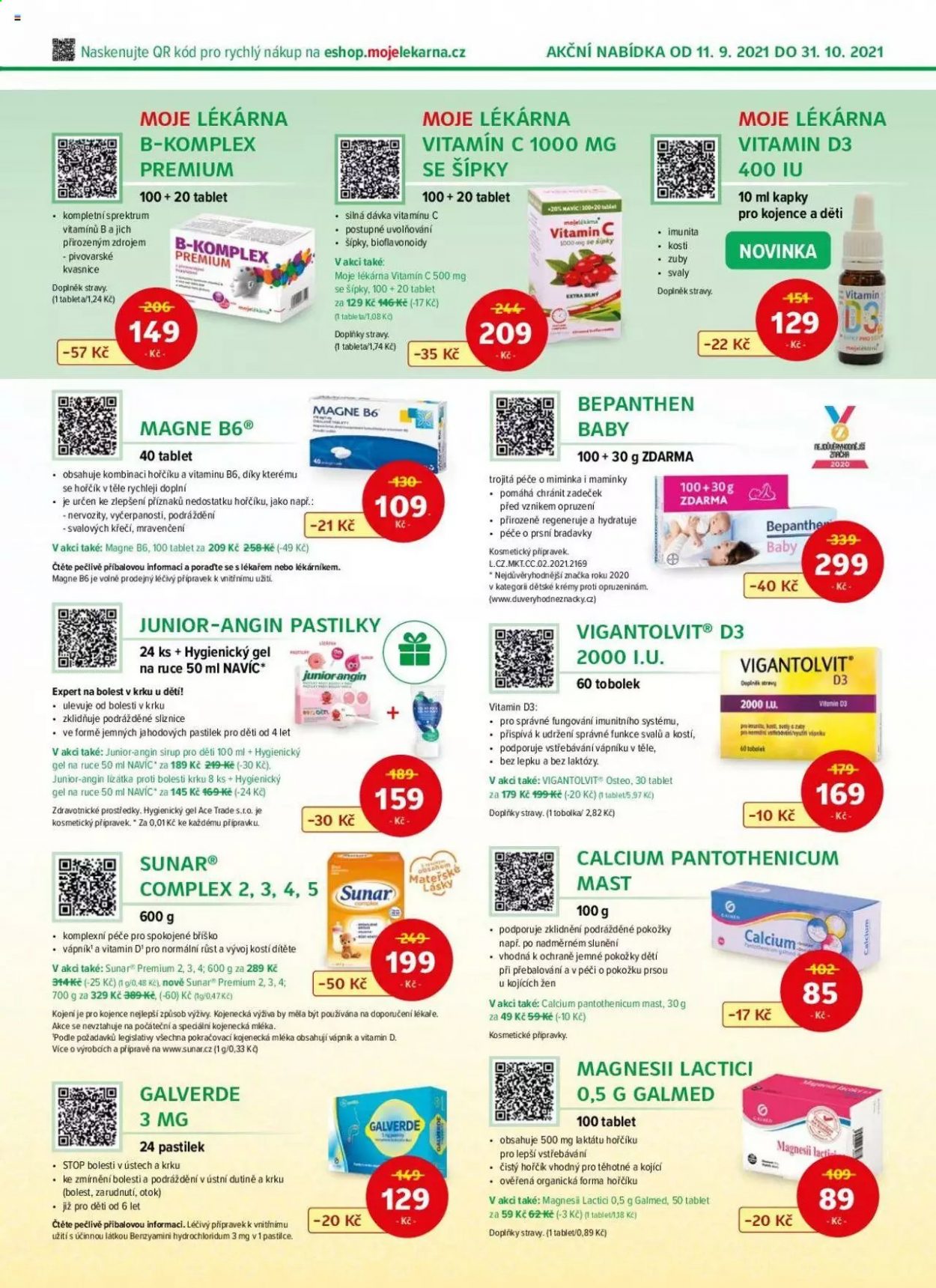 Leták mojelekarna.cz - 11.9.2021 - 31.10.2021. Strana 7