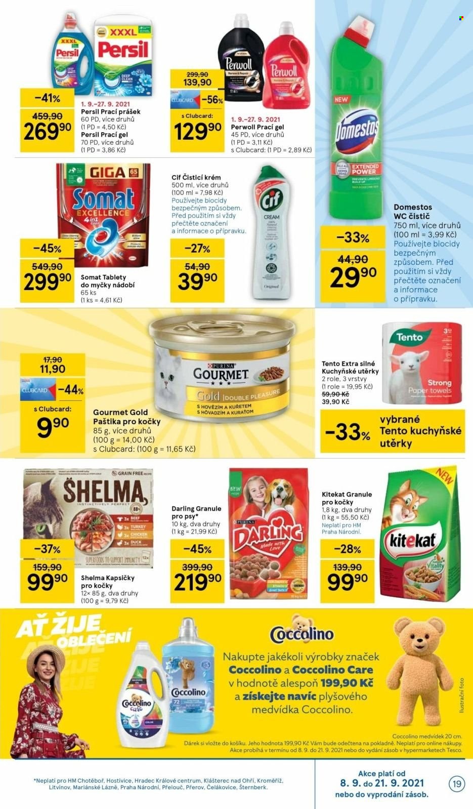 Leták TESCO - 8.9.2021 - 14.9.2021. Strana 19