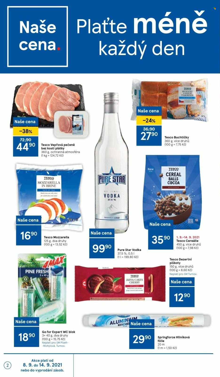 Leták TESCO supermarket - 8.9.2021 - 14.9.2021. Strana 2