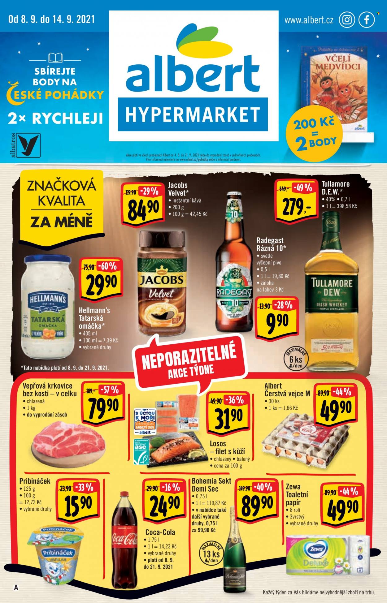 Leták Albert Hypermarket - 8.9.2021 - 14.9.2021. Strana 1
