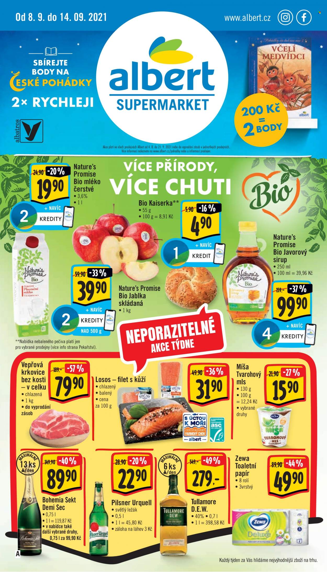 Leták Albert Supermarket - 8.9.2021 - 14.9.2021. Strana 1