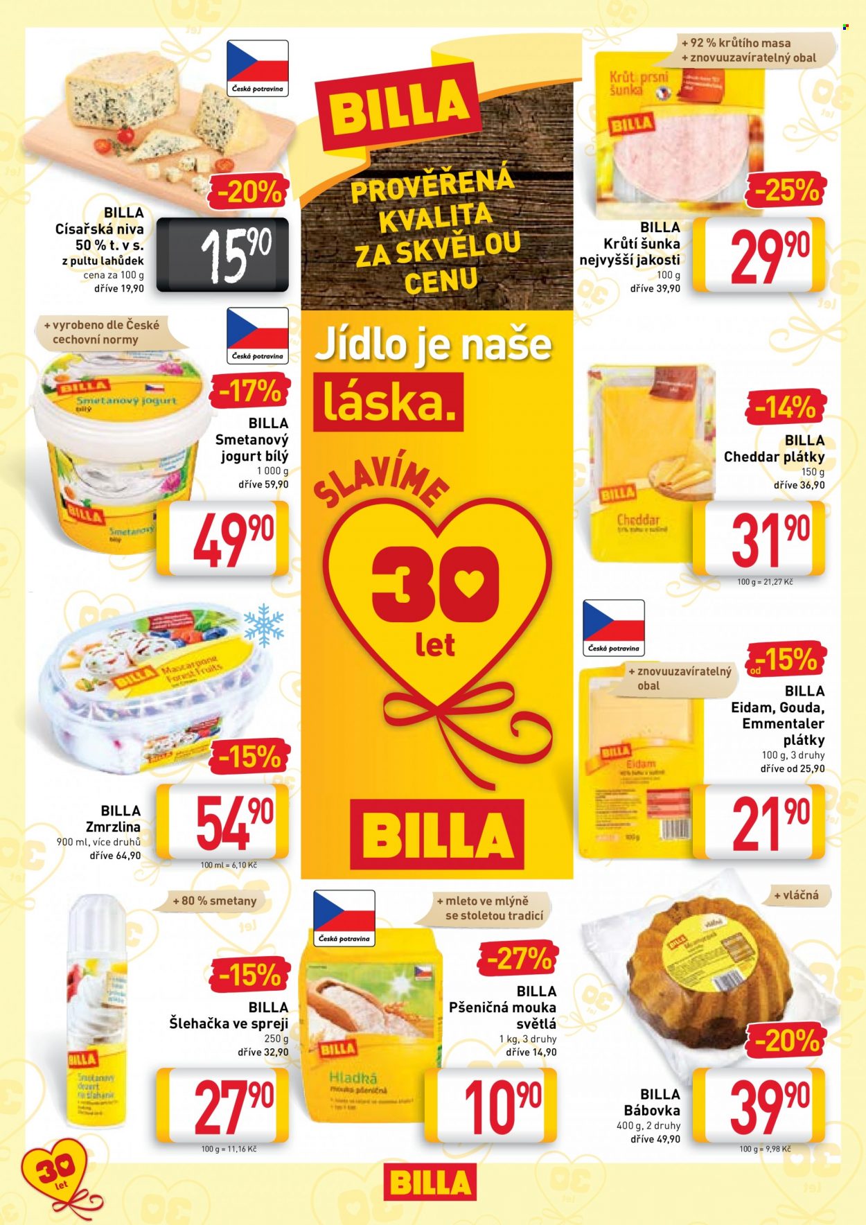 Leták BILLA - 8.9.2021 - 14.9.2021. Strana 2