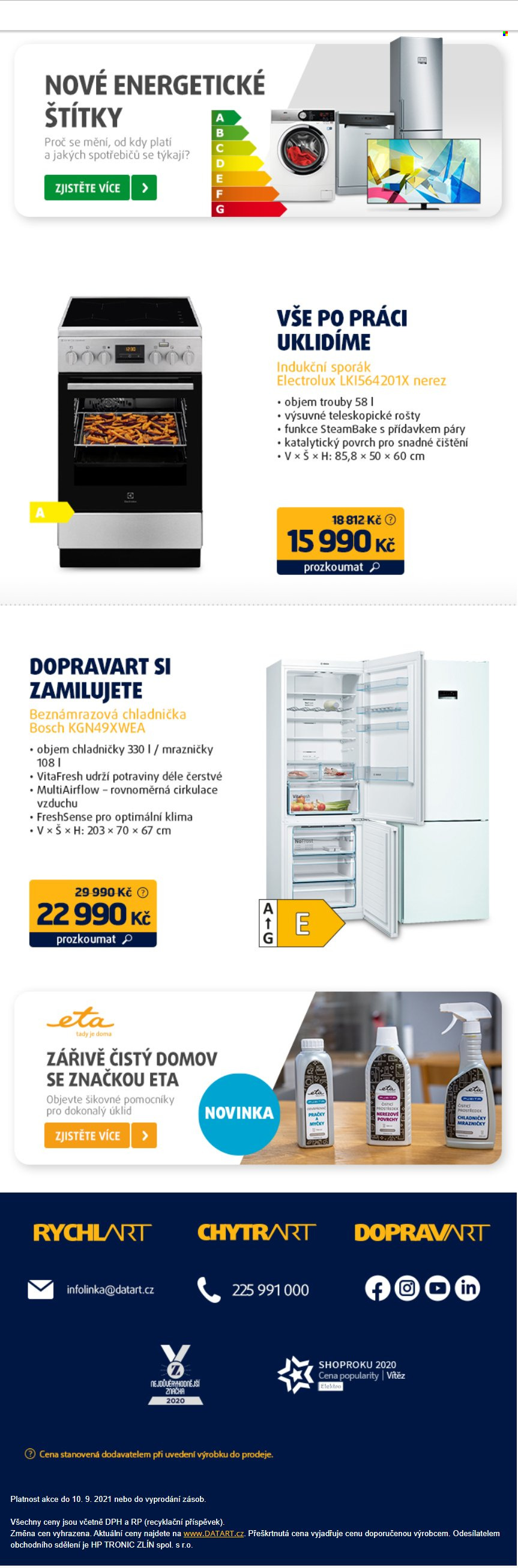 Leták DATART - 6.9.2021 - 10.9.2021. Strana 3