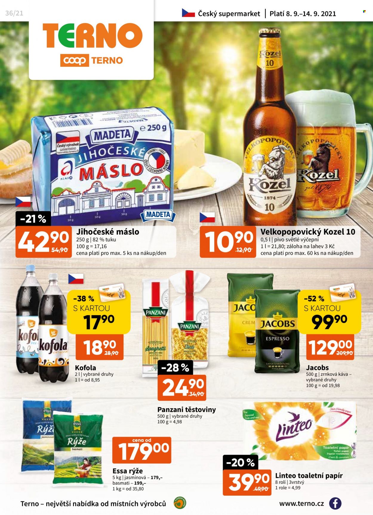 Leták coop TERNO - 8.9.2021 - 14.9.2021. Strana 1