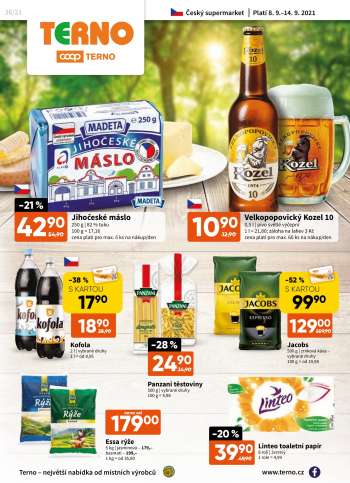 Leták coop TERNO - 8.9.2021 - 14.9.2021.