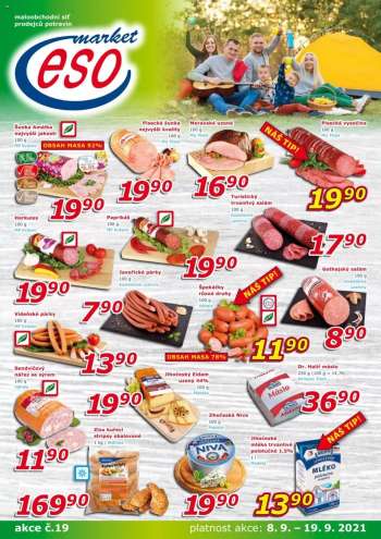 Leták ESO MARKET - 8.9.2021 - 19.9.2021.