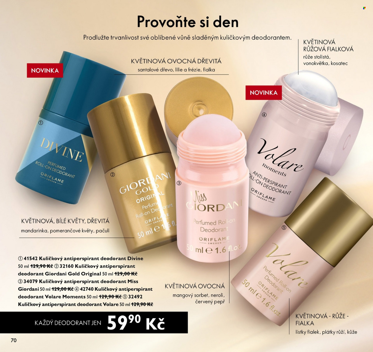 Leták ORIFLAME - 7.9.2021 - 27.9.2021. Strana 70