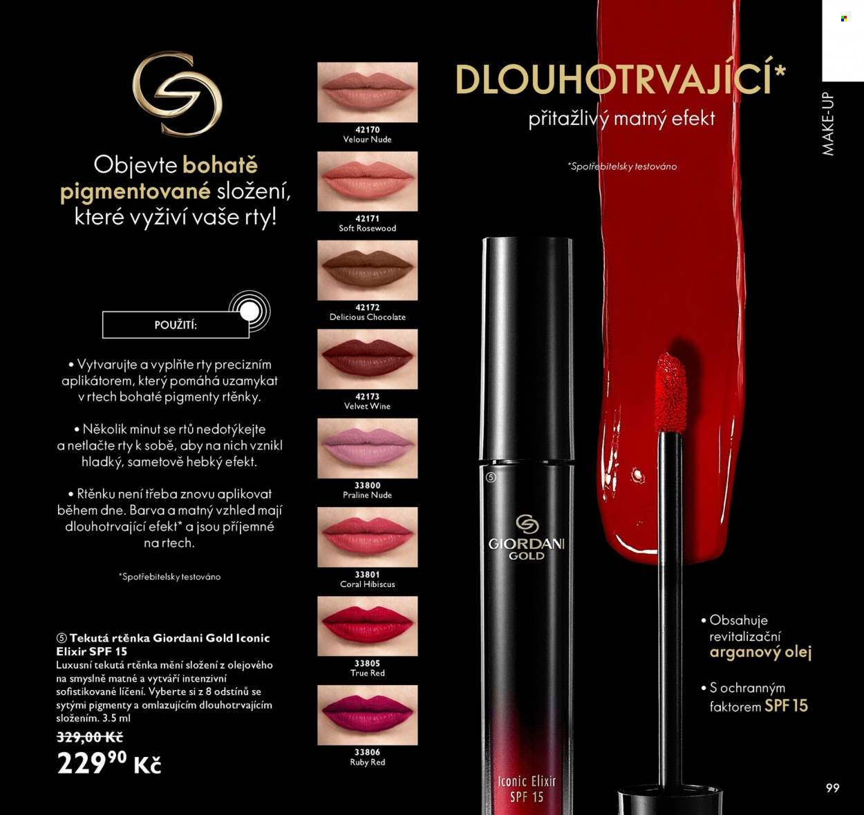 Leták ORIFLAME - 7.9.2021 - 27.9.2021. Strana 99
