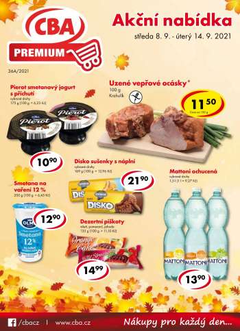 Leták CBA Premium - 8.9.2021 - 14.9.2021.
