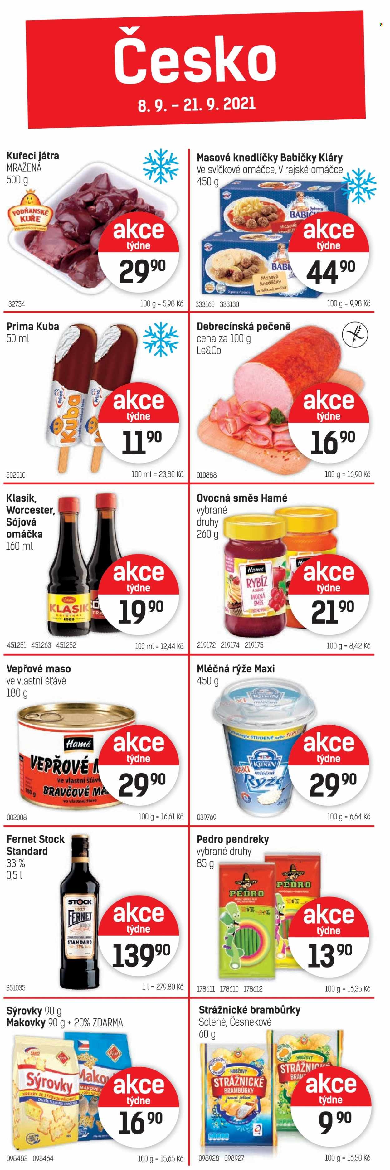 Leták Konzum - 8.9.2021 - 21.9.2021. Strana 4