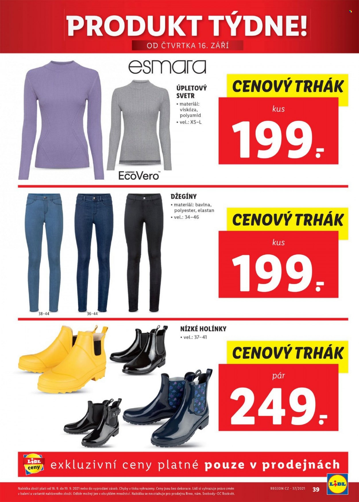 Leták Lidl - 13.9.2021 - 19.9.2021. Strana 39