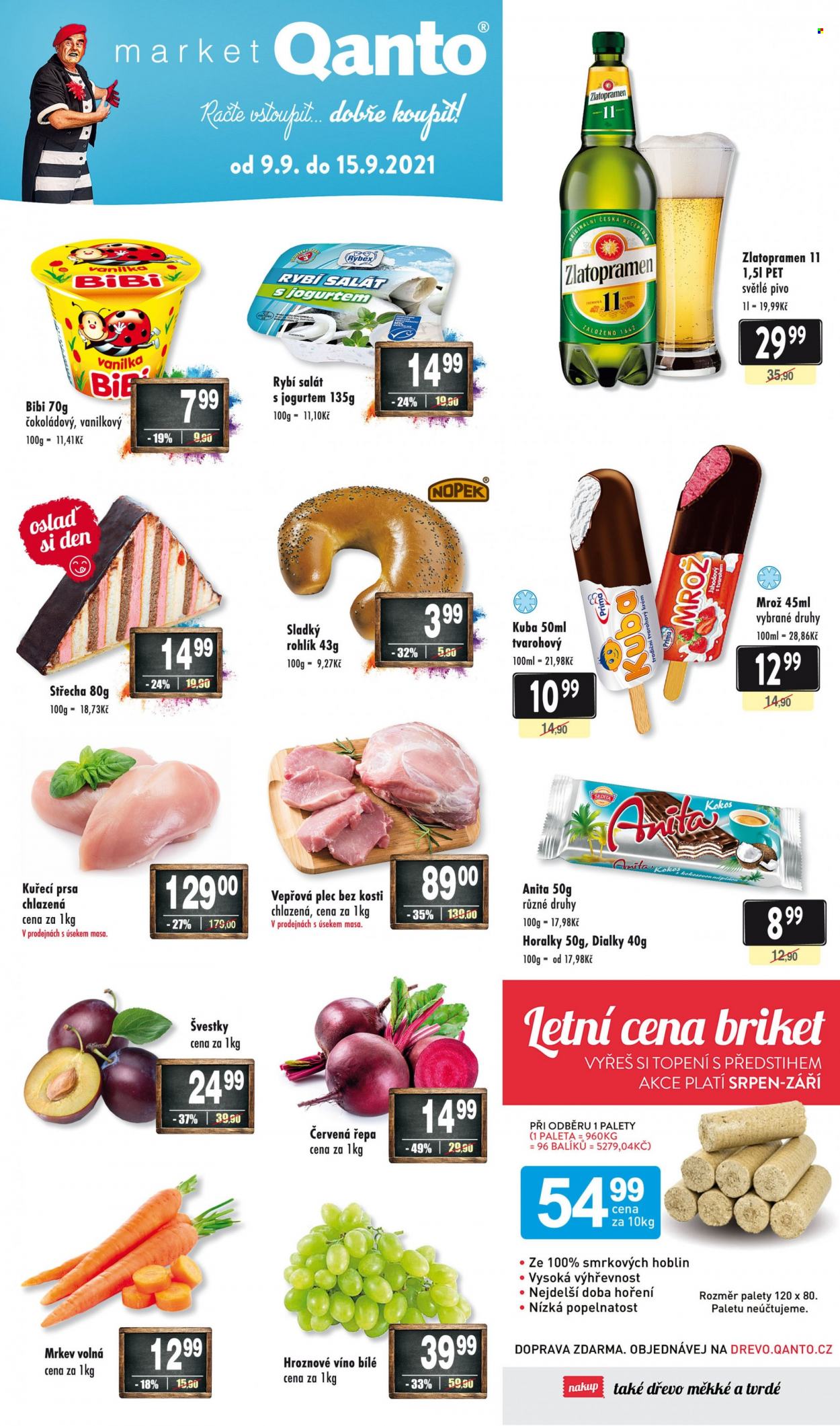 Leták Qanto market - 9.9.2021 - 15.9.2021. Strana 1