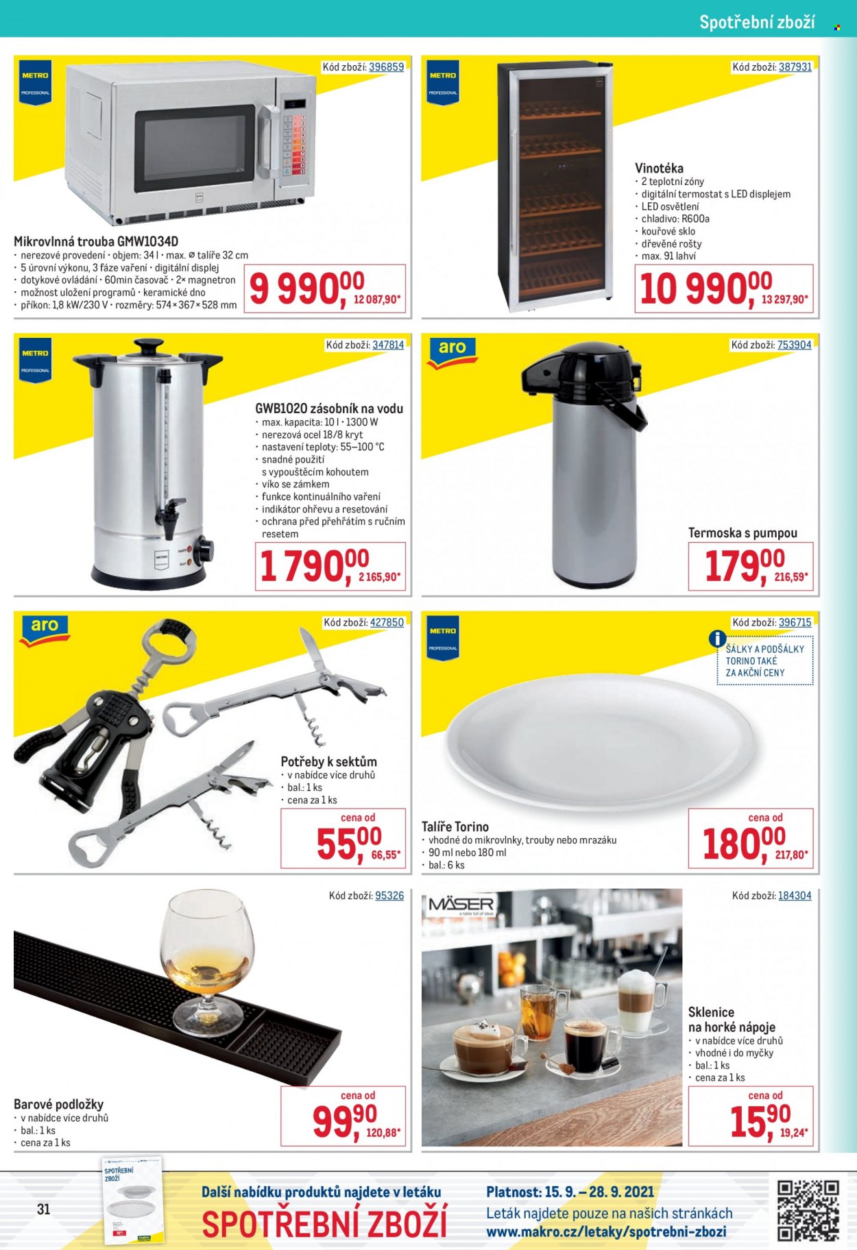 Leták MAKRO - 15.9.2021 - 28.9.2021. Strana 31