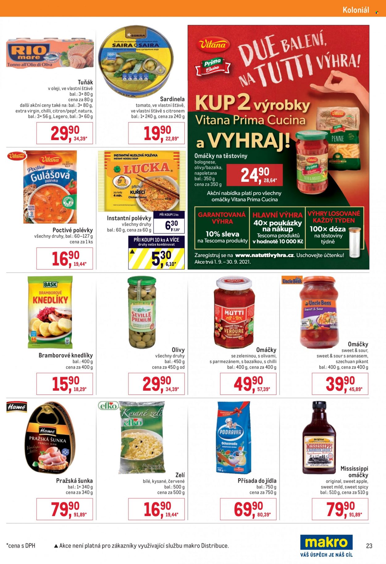 Leták MAKRO - 15.9.2021 - 28.9.2021. Strana 23
