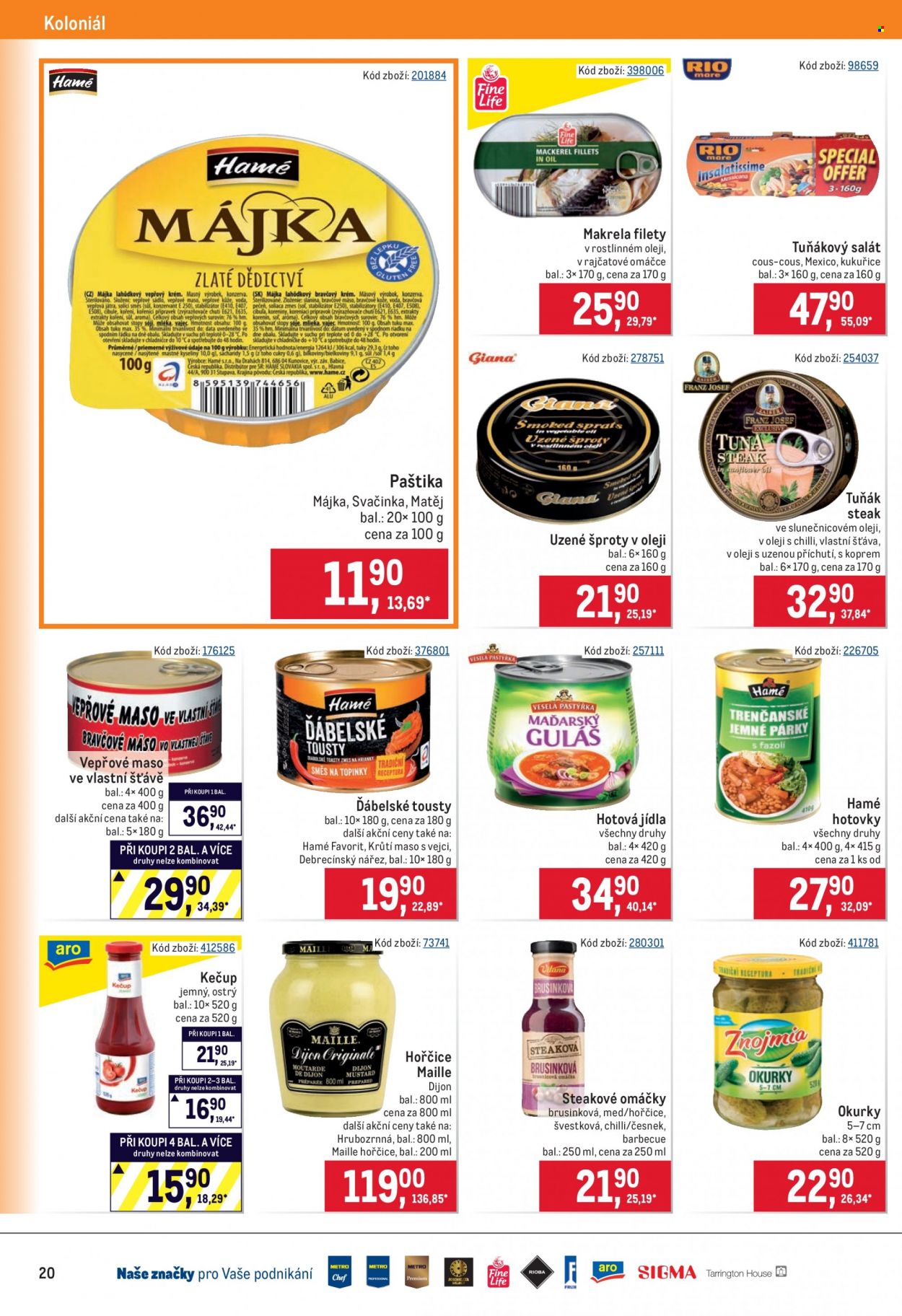 Leták MAKRO - 15.9.2021 - 28.9.2021. Strana 20