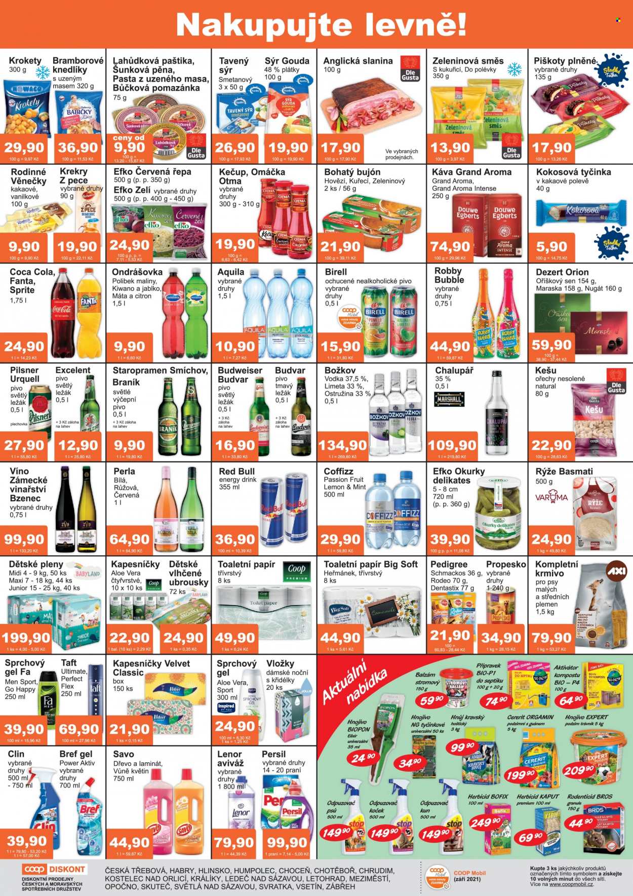 Leták coop DISKONT - 15.9.2021 - 28.9.2021. Strana 2